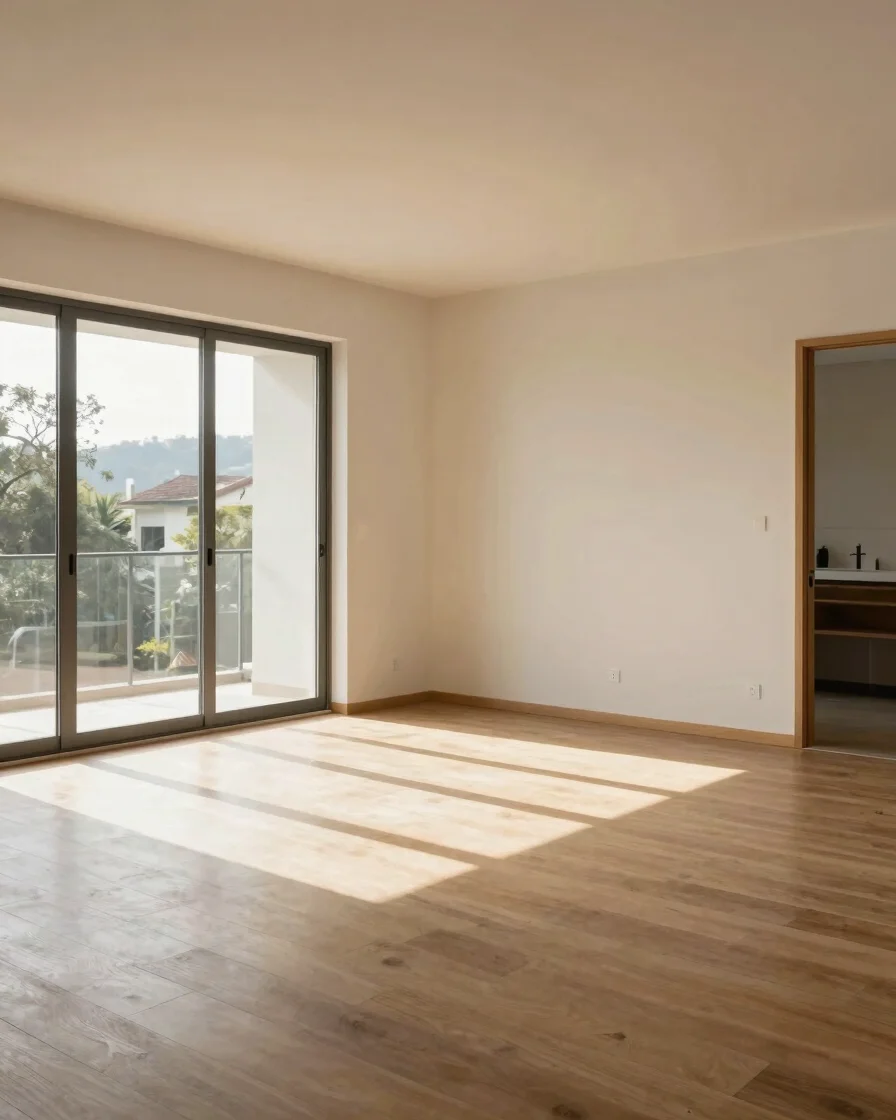 Fotografía editorial residencial de una vivienda luminosa con luz